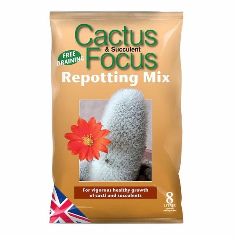 Growth Cactus Focus Repotting Mix - Peat free 8L