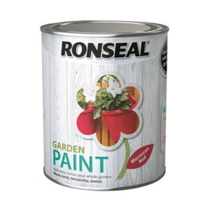Ronseal Garden Paint Moroccan Red 750m