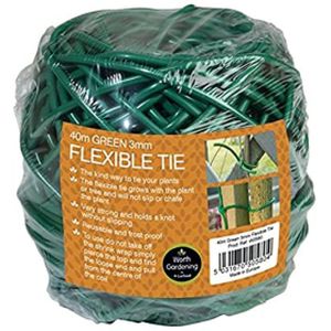 Garland 40m Flexible Tie Green 3mm