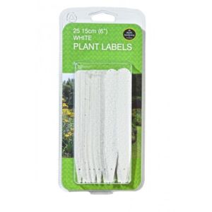 Garland 15cm (6") White Plant Labels(25)