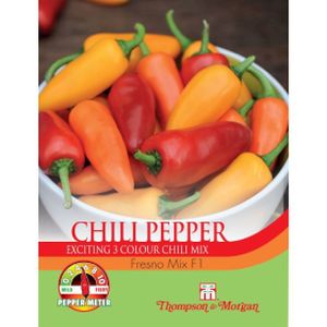 Thompson & Morgan Pepper Chili Fresno Mix F1 Hybrid