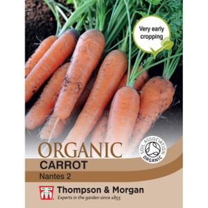 Thompson & Morgan Carrot Nantes 2 (organic)