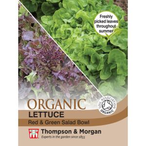 Thompson & Morgan Lettuce Red & Green Salad Bowl Org