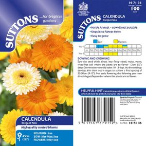 Suttons Calendula* Kinglet Mix