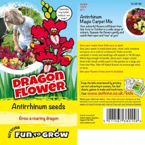 Suttons Fun To Grow - Dragon Flower Antirrhinum