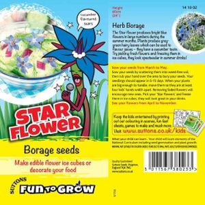 Suttons Fun to Grow Star Flower* (borage)
