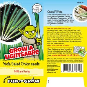 Suttons Fun-To-Grow Grow A Lightsaber Onion Yoda