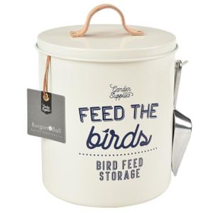 Burgon & Ball Feed The Birds Bird Food Tin - Stone