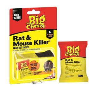Stv Rat & Mouse Killer2 Grain Bait Sachet 6x25g