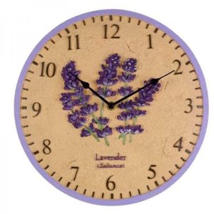 Smart Lavender Wall Clock 12"