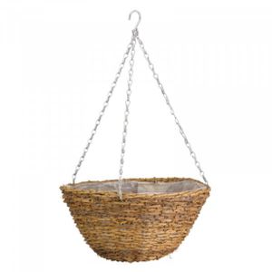 Smart 12" Country Rattan Hanging Basket