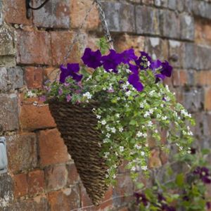 Smart 12" Country Rattan Hanging Cone