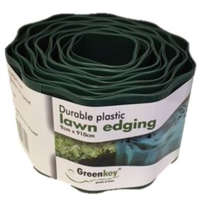 Greenkey Lawn Edge Durable Plastic Lawn Edging 9cm x 910cm