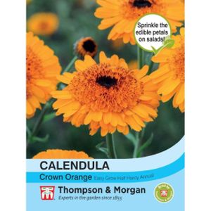Thompson & Morgan Calendula Crown Orange Seeds