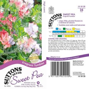 Suttons Sweet Pea Fragrant Tumbler