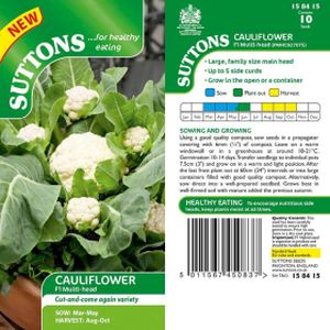 Suttons Cauliflower F1 Multihead
