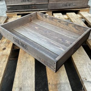 Coolings Wooden tray planter- Large