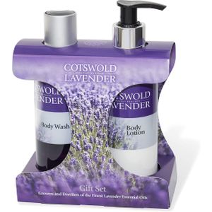 Cotswolds Lavender Body Wash and Body Lotion Gift Set