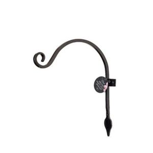 Tom Chambers Curved Bracket with Leaf Detail 23cm (9 in)