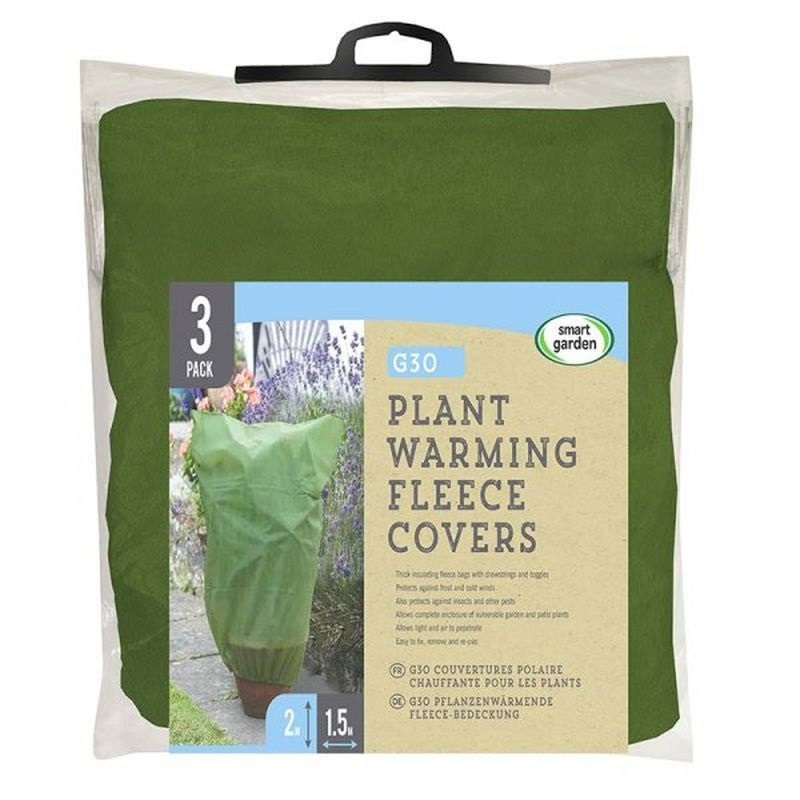 Smart G30 Plant Fleece Covers 2.0m x1.5m 3pk