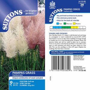 Suttons Prairie  - Pampas Feathers Seed Mix