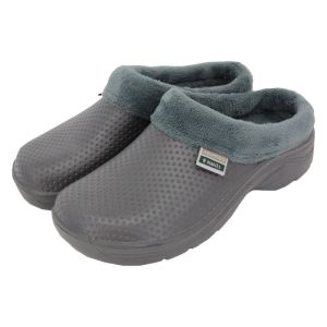 Town & Country Fleecy Cloggies Charcoal - Size 5