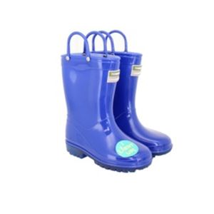 Town & Country Kids Light Up Wellies Blue - Size 10
