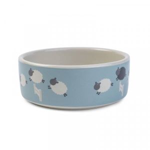 Zoon Counting Sheep Ceramic Pet Bowl - 20cm