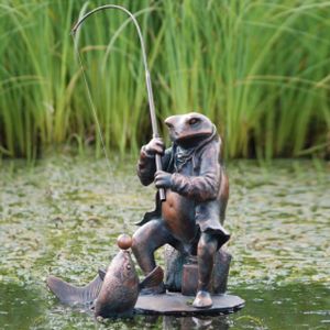 Home & Garden & Garden Fishing Frog