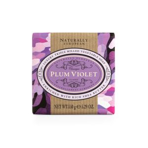 Naturally European Plum Violet Wrapped Soap