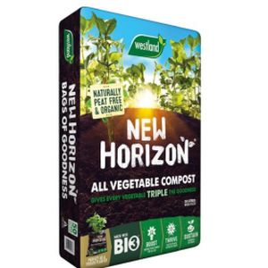 New Horizon Vegetable Compost Peat Free 50L
