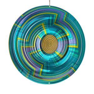 TWS Mandala Swirl 12" Wind Spinner