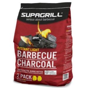 Supagrill Instant Light Charcoal 2x850g