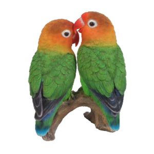 Vivid Arts Lovebirds on Branch