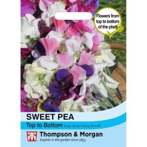 Thompson & Morgan Sweet Pea Top To Bottom Seeds