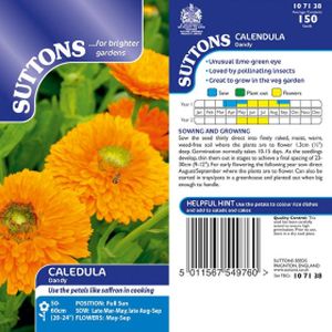 Suttons Calendula Seeds - Dandy