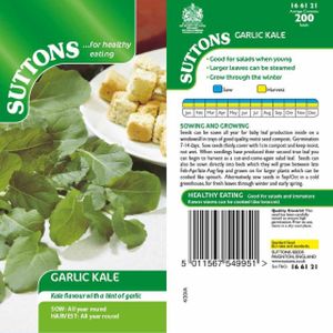 Suttons Garlic Kale Seeds