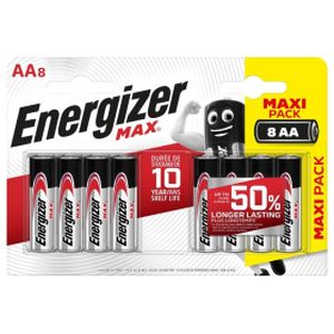 Energizer Alkaline Battery AA 8 Pack