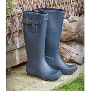 Briers Classic Rubber Welly Nvy Uk4/Eu36
