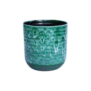 Ivyline Emerald Glaze Pltr H13cm D13cm