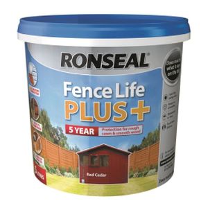 Ronseal Fence Life Plus Red Cedar 5L
