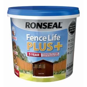 Ronseal Fence Life Plus Dark Oak 5L