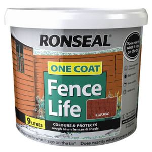 Ronseal One Coat Fence Life Red Cedar 9L