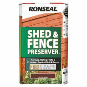 Ronseal Autumn brown Fence & Shed Preserver 5L