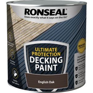 Ronseal Ultimate Protection Deck Paint English Oak 2.5L