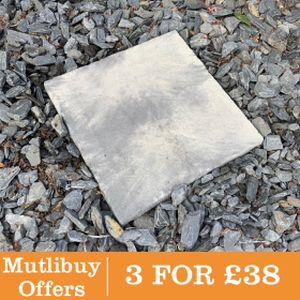 Meadow View Bronte Paving 600x600mm Weathered Stone