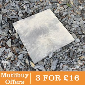 Meadow View Bronte Paving 300x300mm Weathered Stone