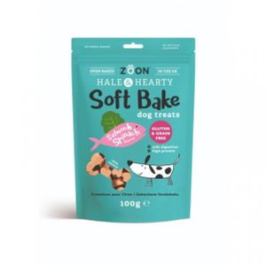 Zoon H&H Soft Bake Salmon & Spinach Dog Treats - 100g
