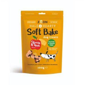 Zoon H & H Soft Bake Cheese & Apple Dog Treats - 100g