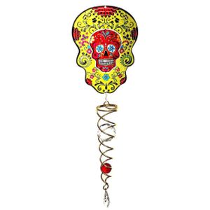 Tws Skull Gold/Red With Artist Crystal Tail
